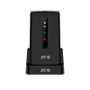 SPC Prince 4G Teléfono Móvil para Personas Mayores, Negro, Teclado Grande, Botón SOS, 4G, Radio FM
